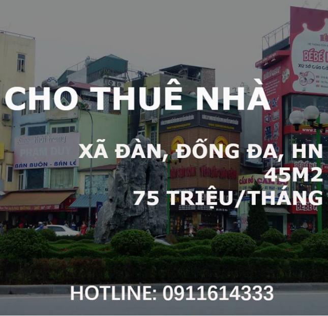 Cho thuê nhà mặt phố Trần Đại Nghĩa, Nguyễn Trãi