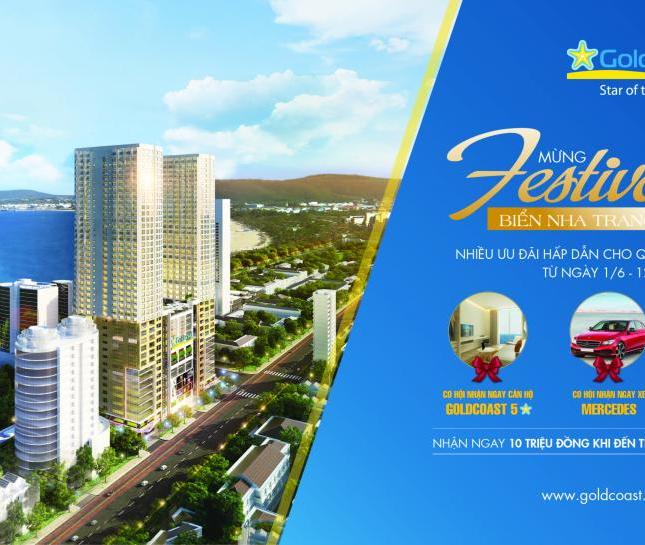 Cần bán suất nội bộ view biển Gold Coast Nha Trang, cam kết LN 50%/5năm + full nội thất 5*