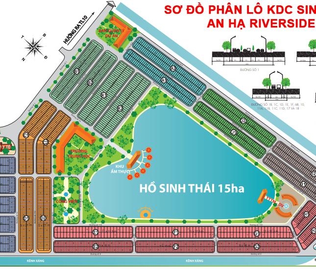 Chính chủ Bán đất An hạ riverside rẻ hơn 70 – 100 triệu đồng so Sàn Công ty đang bán