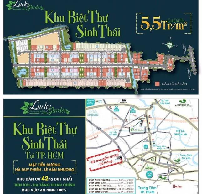 Bán đất nền đường Lê Văn Khương nối dài, giá chỉ 5,5tr/m2, chiết khấu 1,2 tr/m2. LH 0932044599