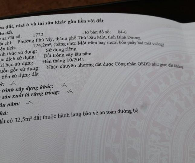 bán gấp lô đất phú mỹ mặt tiền đường dx02 vị trí đẹp 