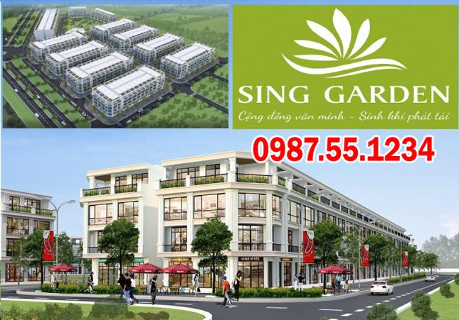 Sing Garden nhà phố thương mại VSIP Bắc Ninh chỉ từ 1.6 tỷ/căn, chiết khấu hấp dẫn