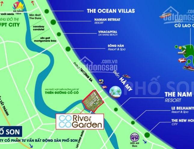 Chính chủ bán lô đất vị trí đẹp dự án Coco River Gaden 125m2, 3.8tr/m2