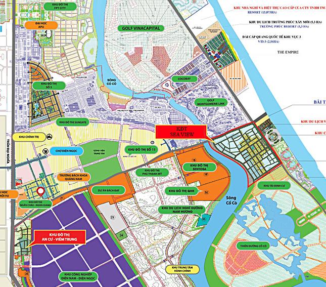    Cơ hội đầu tư và an cư đất biển Đà Nẵng chỉ từ 600 triệu- Khu đô thị Sea View
