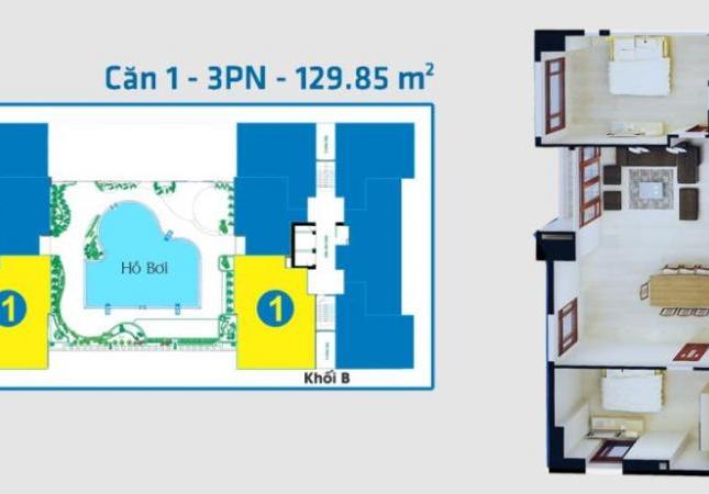 Bán căn hộ 3 phòng ngủ chung cư Đà Nẵng Plaza. Liên hệ 0966.88.99.22