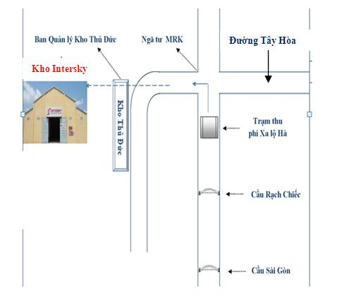 Cho thuê kho Khu vực Xa Lộ Hà Nội, Thủ Đức, TP HCM 