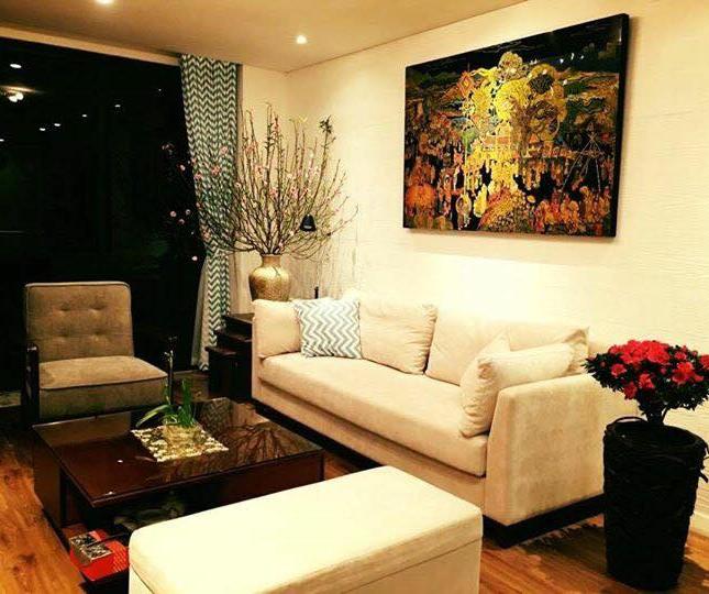 Bán căn hộ 107.9m2 chung cư Golden Land 275 Nguyễn Trãi, giá 34,5 tr/m2 full nội thất cao cấp