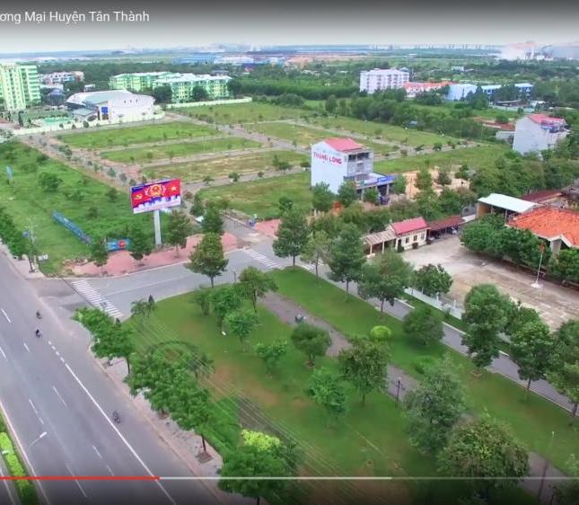 Bán đất nền Petro Town trung tâm huyện Tân Thành, sổ hồng, thổ cư, 620tr/nền, 0917014034