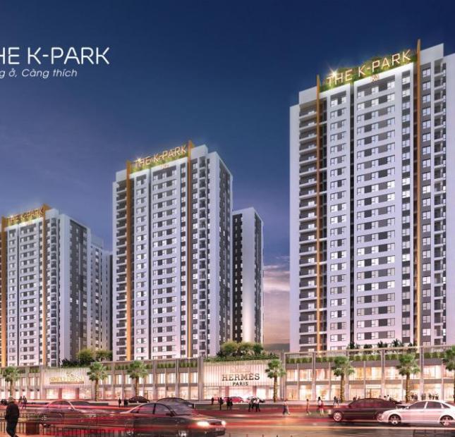 CC The K Park Văn Phú, Hà Đông, giá từ 1.1 tỷ/căn 2PN, bao gồm full nội thất, VAT, LH 0911063516