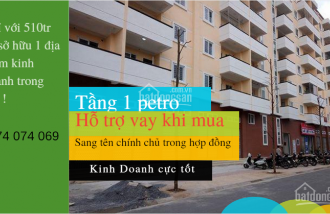 Chỉ 510tr sở hữu ngay căn hộ 93m2 tại tầng 1 Petro Thăng Long, sang tên ngay