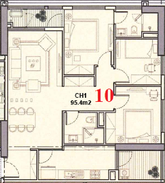 Bán căn số 10 tầng 19 chung cư A10 Nam Trung Yên