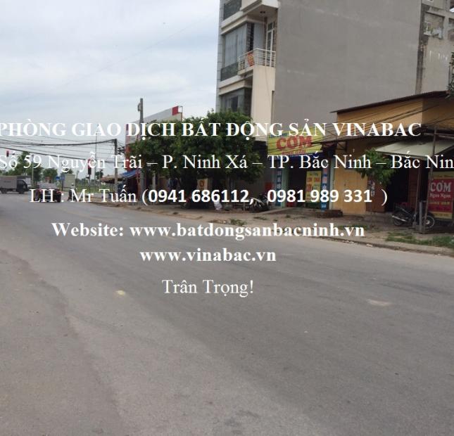 Bán đất lô góc 2 mặt tiền mặt đường Nguyễn Quyền, khu Bồ Sơn 3, TP Bắc Ninh