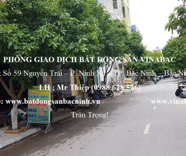 Chỉ với giá 3.1 tỷ bạn sở hữu ngay lô đất chính chủ đường Bế Văn Đàn ,TP Bắc Ninh