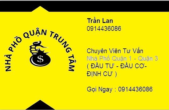 Bán nhà MT Siêu Ngon Trần Hưng Đạo quận 1-4x18-2L-chỉ 25T-0914436086
