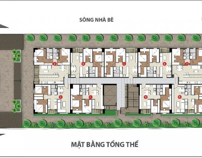 Bán căn hộ officetel tại Đường Hoàng Quốc Việt, Quận 7 diện tích 55m2 LH: 0938449092