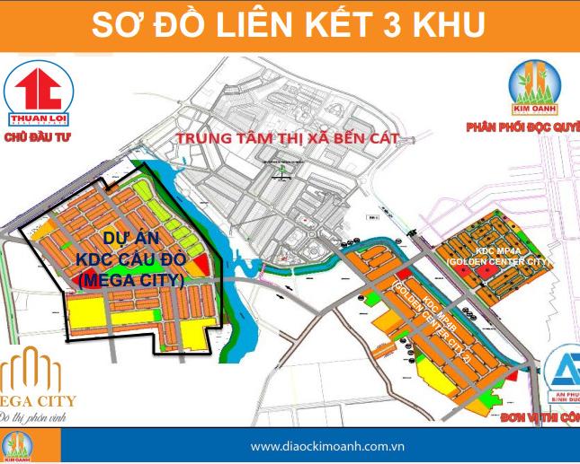 Bán đất nền dự án tại Đường Hùng Vương, Bến Cát,  Bình Dương diện tích 100m2  giá 850 Triệu
