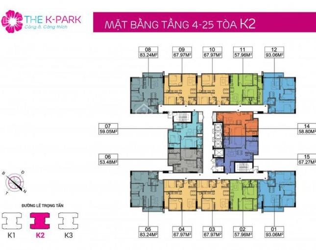 Lý do the K Park là chung cư đáng mua nhất khu vực Hà Đông chỉ từ 18tr/m2. LH 0936216859