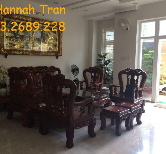 Cho thuê villa Trần não, 6PN, đủ nội thất, có sân, giá chỉ 45 triệu/th