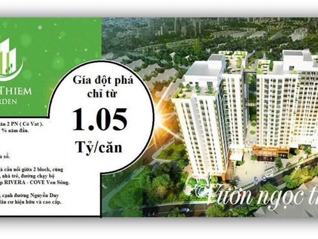 Cần bán căn hộ 62m2 tại Thủ Thiêm Garden, căn hộ hot nhất Quận 9