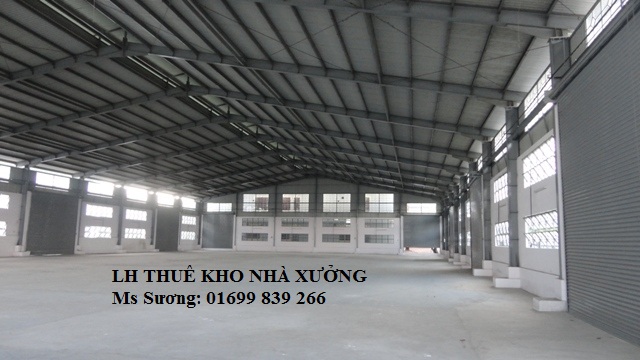 Cho thuê kho chứa hàng diện tích từ 100m2, 200m2 đến 1000m2 tại Dĩ An, Bình Dương