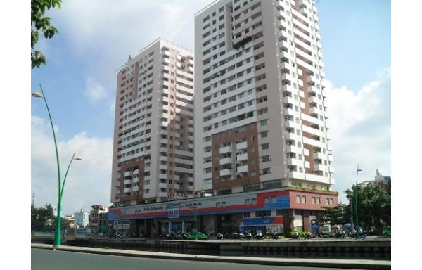 Cho thuê Chung cư Screc Tower, Trường Sa Q.3,DT 105m2, 3pn, đủ nội thất 16.5tr