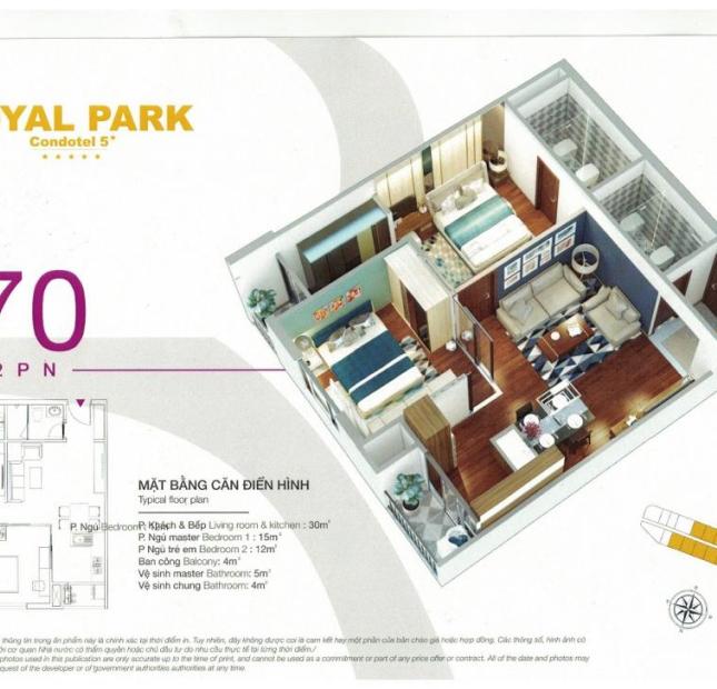 Cần bán gấp căn 51 m2 chung cư Royal Park Bắc Ninh