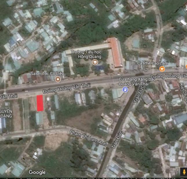 Đất mặt tiền đường Hoàng Văn Thái, phía đối diện trường tiểu học Hồng Quang