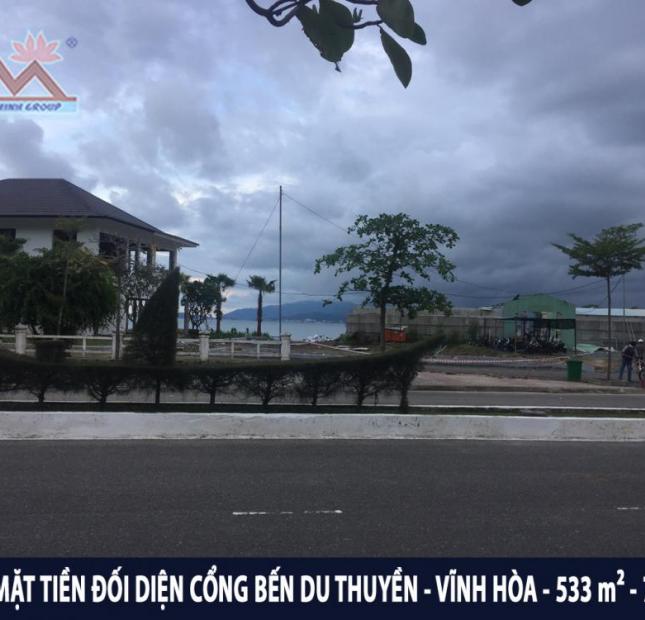 Bán gấp đất 3 MẶT TIỀN đối diện Bến DU THUYỀN - Vĩnh Hòa - Nha Trang