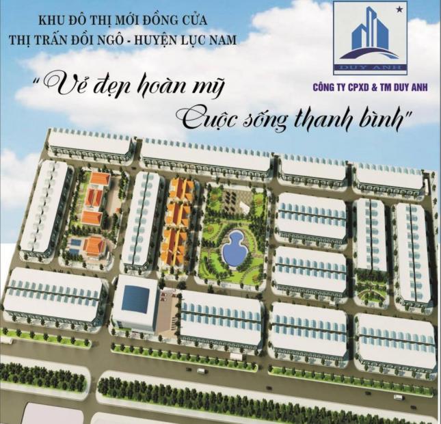 Cần bán đất tại dự án khu đô thị Đồng Cửa, Lục Nam, Bắc Giang