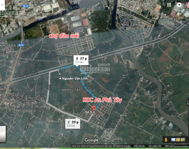 Đất nền Chợ Bình Điền, sổ hồng riêng, chỉ 16tr/m2, LH 0962048837