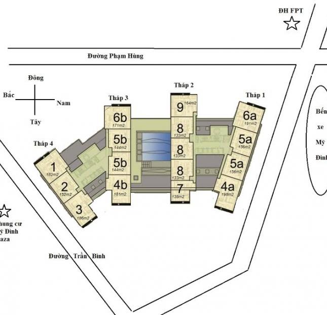 Bán căn hộ chung cư tại dự án Dolphin Plaza, Nam Từ Liêm, Hà Nội diện tích 133m2, giá 33 triệu/m2