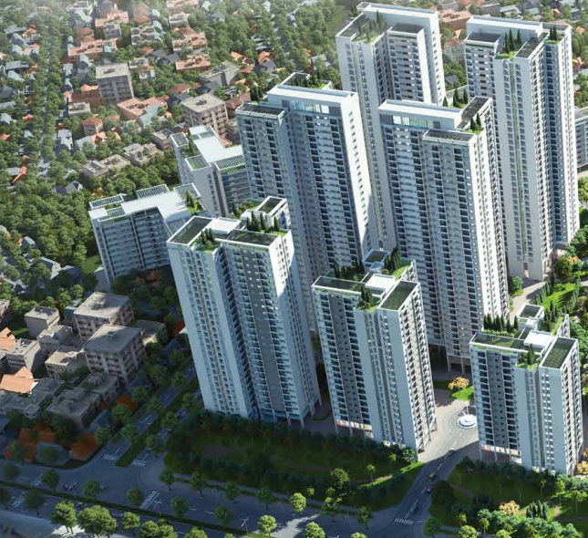 Mở bán chung cư xanh Hồng Hà Eco City. 19 triệu/m2 Full nội thất. Công viên cây xanh ngập tràn