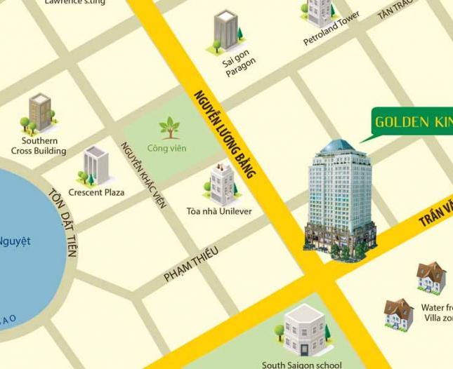 Golden King, căn hộ officetel ở trung tâm Phú Mỹ Hưng chỉ với 1,6 tỷ nhận nhà ngay trong năm