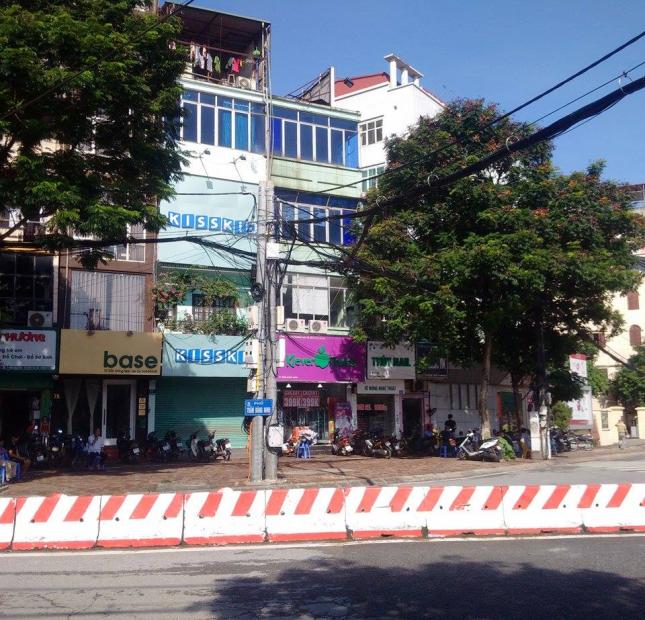 Bán đất mặt phố Trần Đăng Ninh, Cầu Giấy DT 80m2 mặt tiền 6m, vỉa hè 8m KD sầm uất giá 26 tỷ
