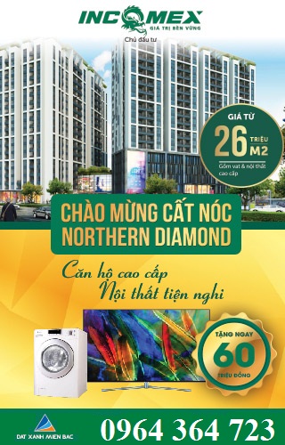Sở hữu Northern Diamond thuận tiện kết nối qua cầu Trần Hưng Đạo, Vĩnh Tuy, Chương Dương