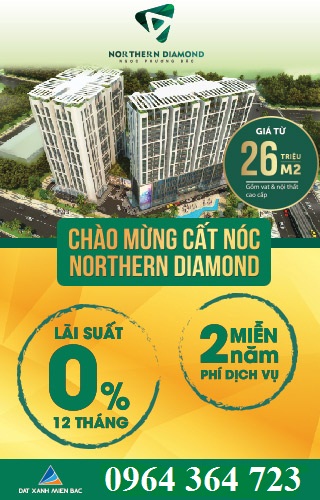 Sở hữu Northern Diamond thuận tiện kết nối qua cầu Trần Hưng Đạo, Vĩnh Tuy, Chương Dương