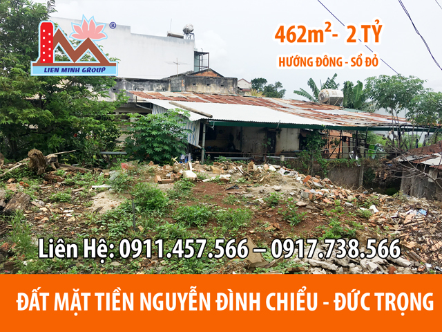 Chuyển nhượng nhanh lô đất Nguyễn Đình Chiểu, Đức Trọng, DT 462m2, giá 2 tỷ