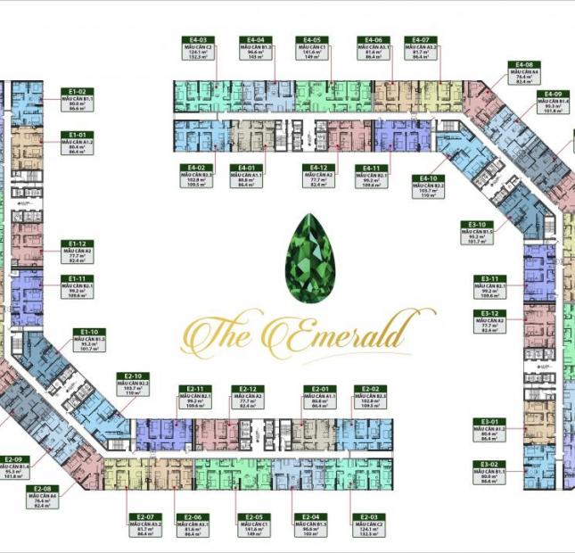 Toà không gian sáng tạo, toà E3 nhất dự án The Emerald tòa còn lại cuối cùng trong khu The Manor