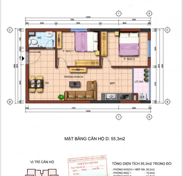 Chỉ 40 triệu có căn hộ Chung cư CC Tập đoàn Tiến Bộ tòa A7 Dream Home