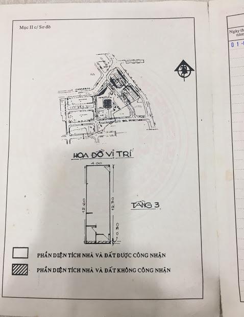 Bán CC lô B3 chung cư phường 3, Quận 4 Hồ Chí Minh