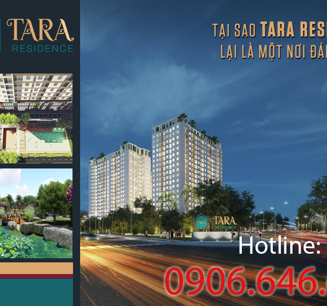 Mở bán suất nội bộ căn hộ Tara Residence MT Tạ Quang Bửu, chỉ giá từ 19tr/m2. LH: 0906.646.683