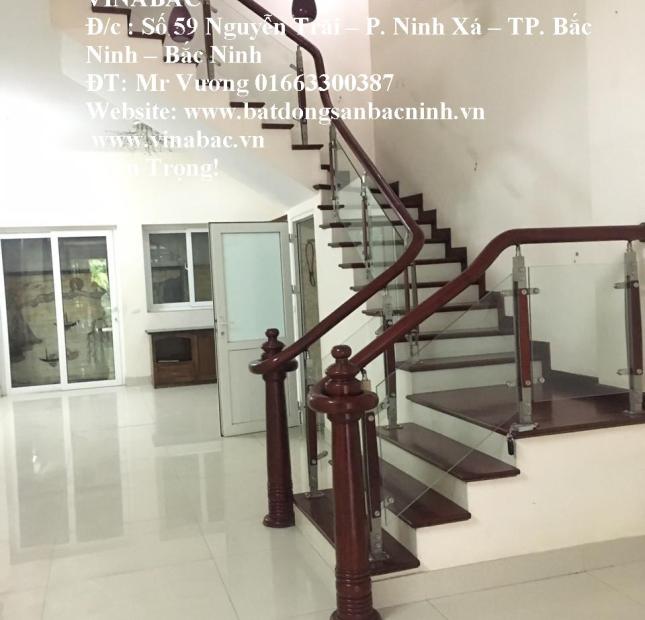 Cho thuê nhà 4 tầng 4 phòng khu hub, Võ Cường, Tp.Bắc Ninh