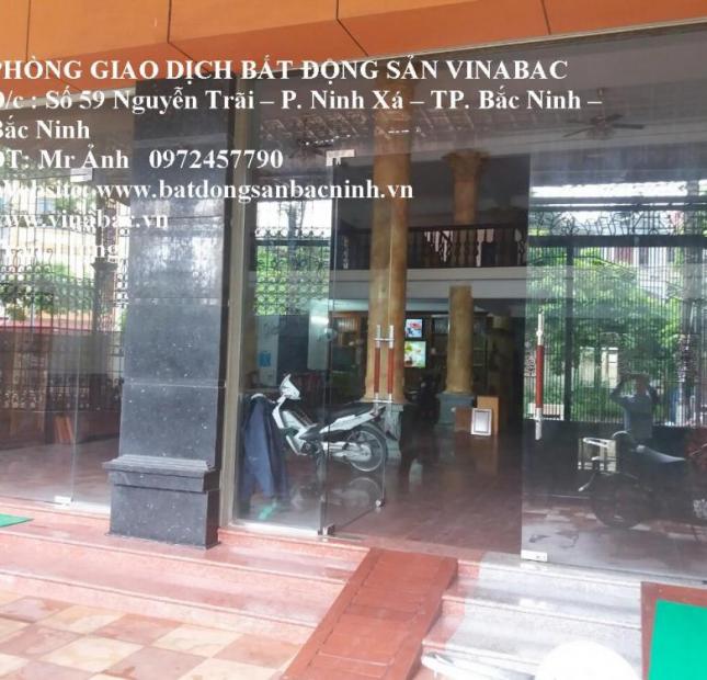 Cho thuê nhà tầng diện tích lớn làm văn phòng, phòng tập tại TP.Bắc Ninh