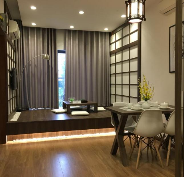 Bán chung cư 2 ngủ quận Hoàng Mai, full nội thất sàn gỗ, chiết khấu 7%, trả chậm 24 tháng 0% lãi suất