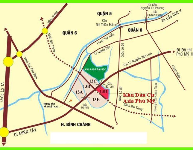 Chính chủ gửi bán đất nền dự án 13C Greenlife Phong Phú Bình Chánh, giá 17tr/m2, MT Nguyễn Văn Linh