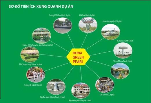 Mở bán đợt 1 dự án đất nền KDC Dona Green Pearl với giá siêu rẻ chỉ 300 triệu/nền