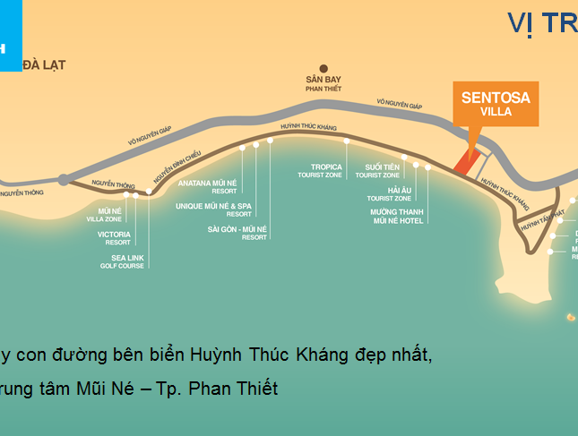 Biệt thự SenToSa VILLAS kinh doanh nhà hàng phục vụ cho khách nước ngoài. LH: 0902.794.739