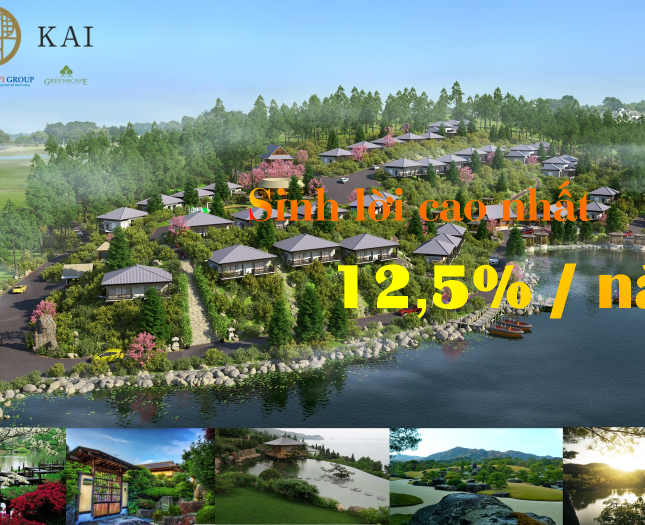 Đầu tư biệt thự Kai Japanese Resort, Hòa Bình, 135m2, giá chỉ từ 1.3 tỷ