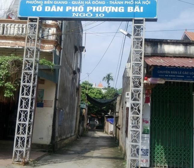 Bán đất thổ cư Biên Giang Hà Đông, cách 100m ra mặt Q.Lộ 6 dt:41m2 giá 12.5tr/m2