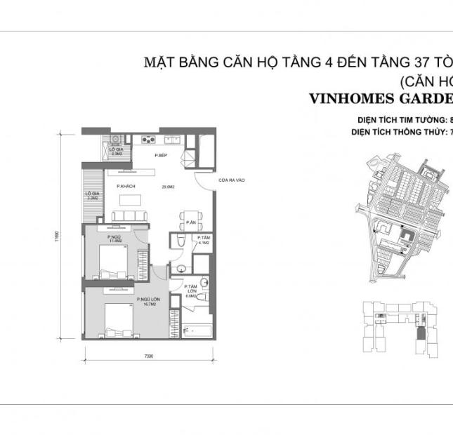 Bán gấp căn hộ Vinhomes Gardenia căn 16  tầng 12 tòa A2 diện tích ( 77.8m2/2PN/2WC), LH: 0981115218